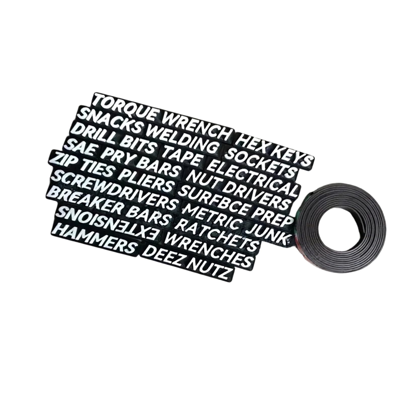 Mekalero A Raised Text Tool Drawer Labels For Toolbox Storage, Sockets, Wrenches, Pliers, Nd Shop Organization Use Id Daily Toolbox Drawer Tags Garage Organization Wrench Socket Screwdriver Pliers Labels Tool