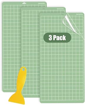 3 Pack Cutting Mats 12x24 inch for Cricut Maker and Explore Series