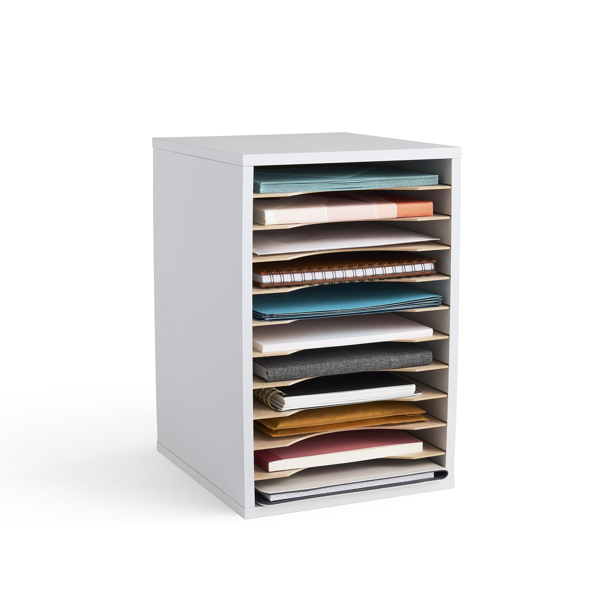 Trieur de bureau vertical 11 fentes pour optimiser le classement de vos feuilles A4