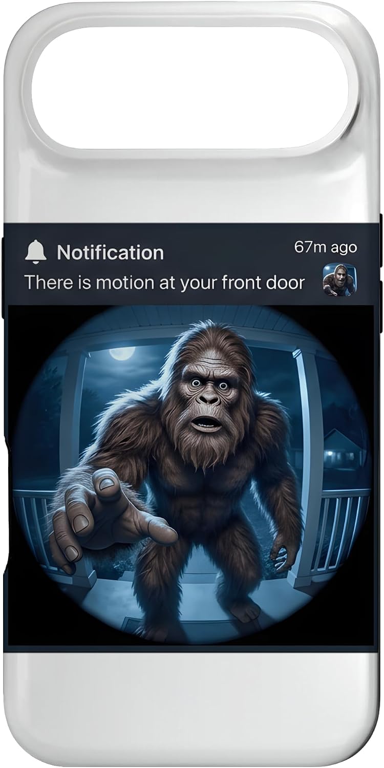 Bigfoot Notification There is Motion At Your Front Door Case for iPhone Air