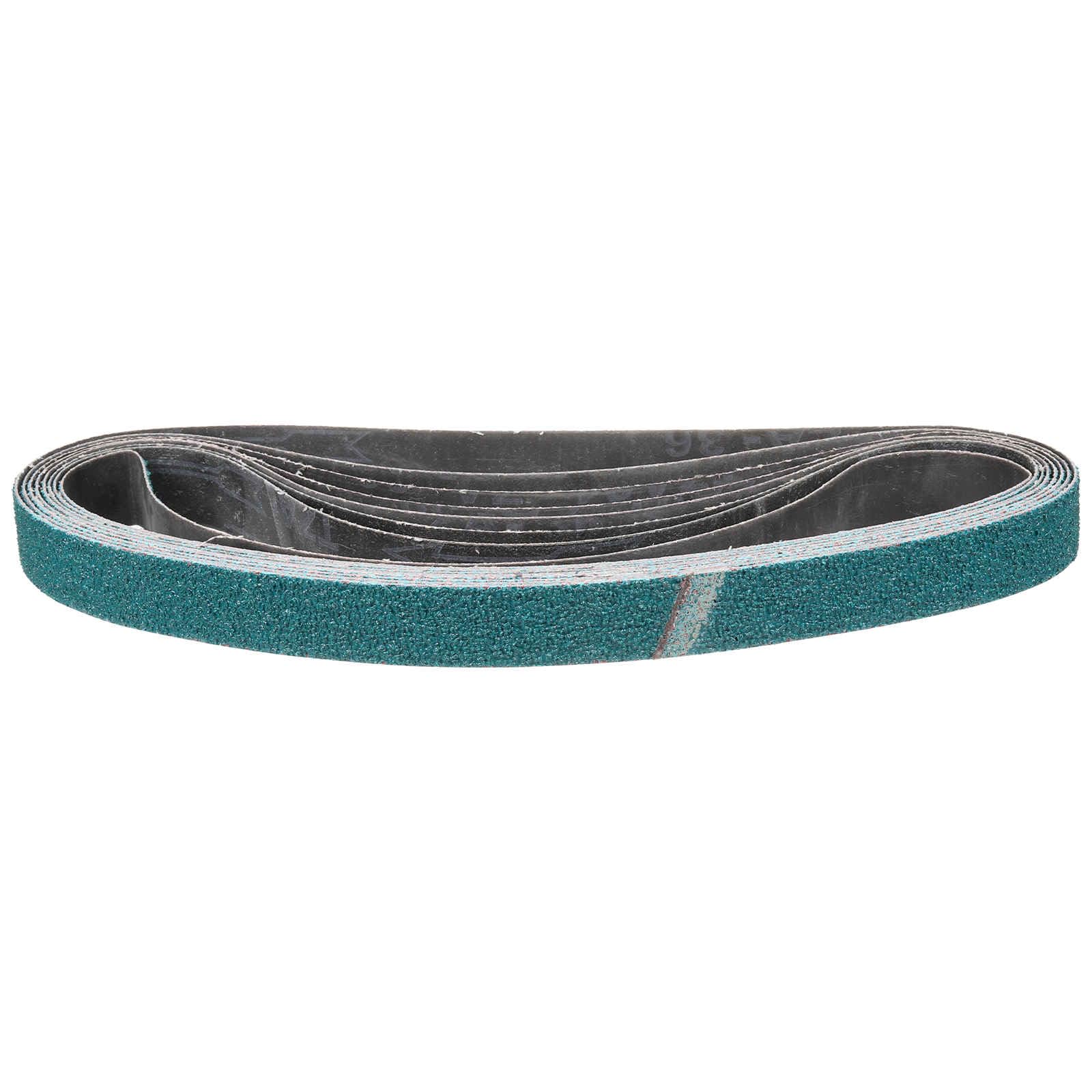 CoCud 50mm x 1220mm Sanding Belt, 6 Pcs 36 Grit Zirconia Knife Sharpener Belts Long-Lasting Work Sharpening for Belt Sander Knife Carving Tool Metal Working
