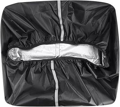 1PC Basket Rain Cover Front Bike Basket Liner Waterproof Wire Basket Protection Lining Black