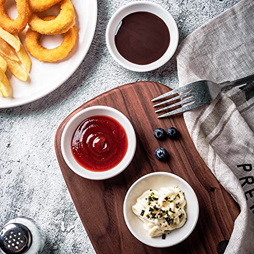 UIBFCWN Set di 12 Ciotole per Salsa di Soia, 7,6cm Ciotole Aperitivo, Piatto per Salsa, Intingoli, Spezie, Marmellata, Piatto per Salsa Di Soia Da Immersione - 35ML - immagine 4