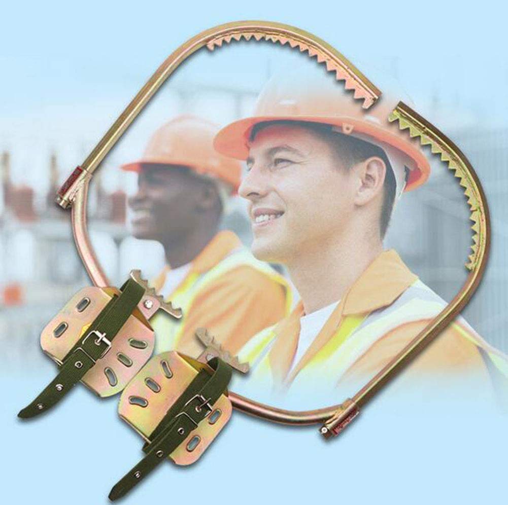 Amazon | 木登りアーティファクトスチールクライミングアイゼン滑り