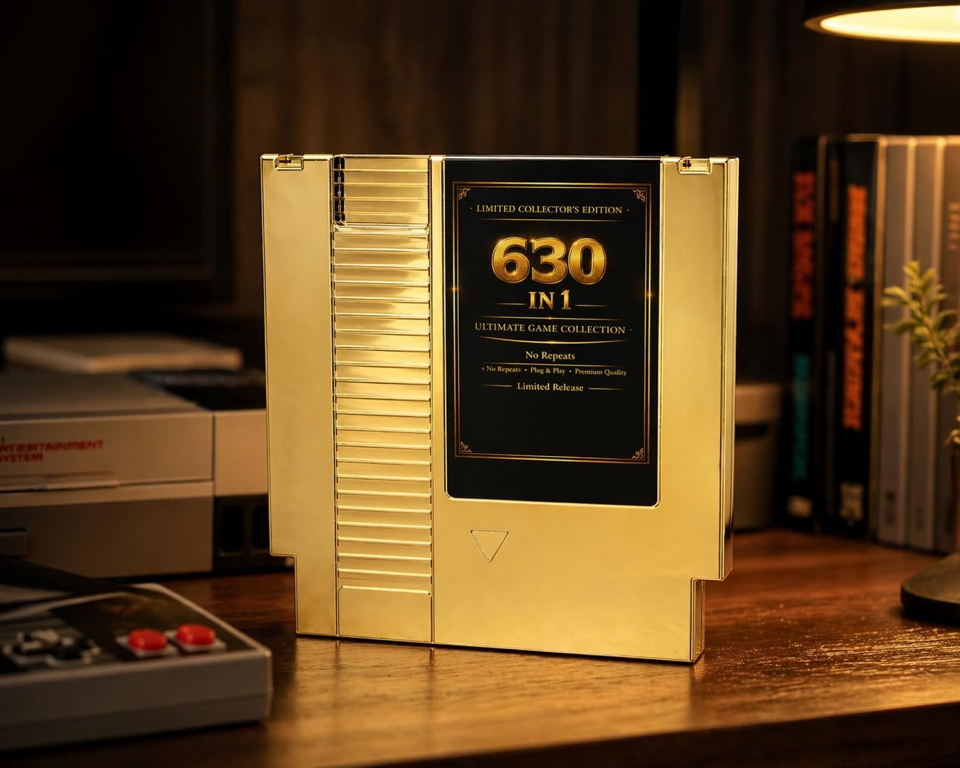630 IN 1 Ultimate Retro Game Collection Cartridge for NES – Limited Collector’s Edition (2026 year)