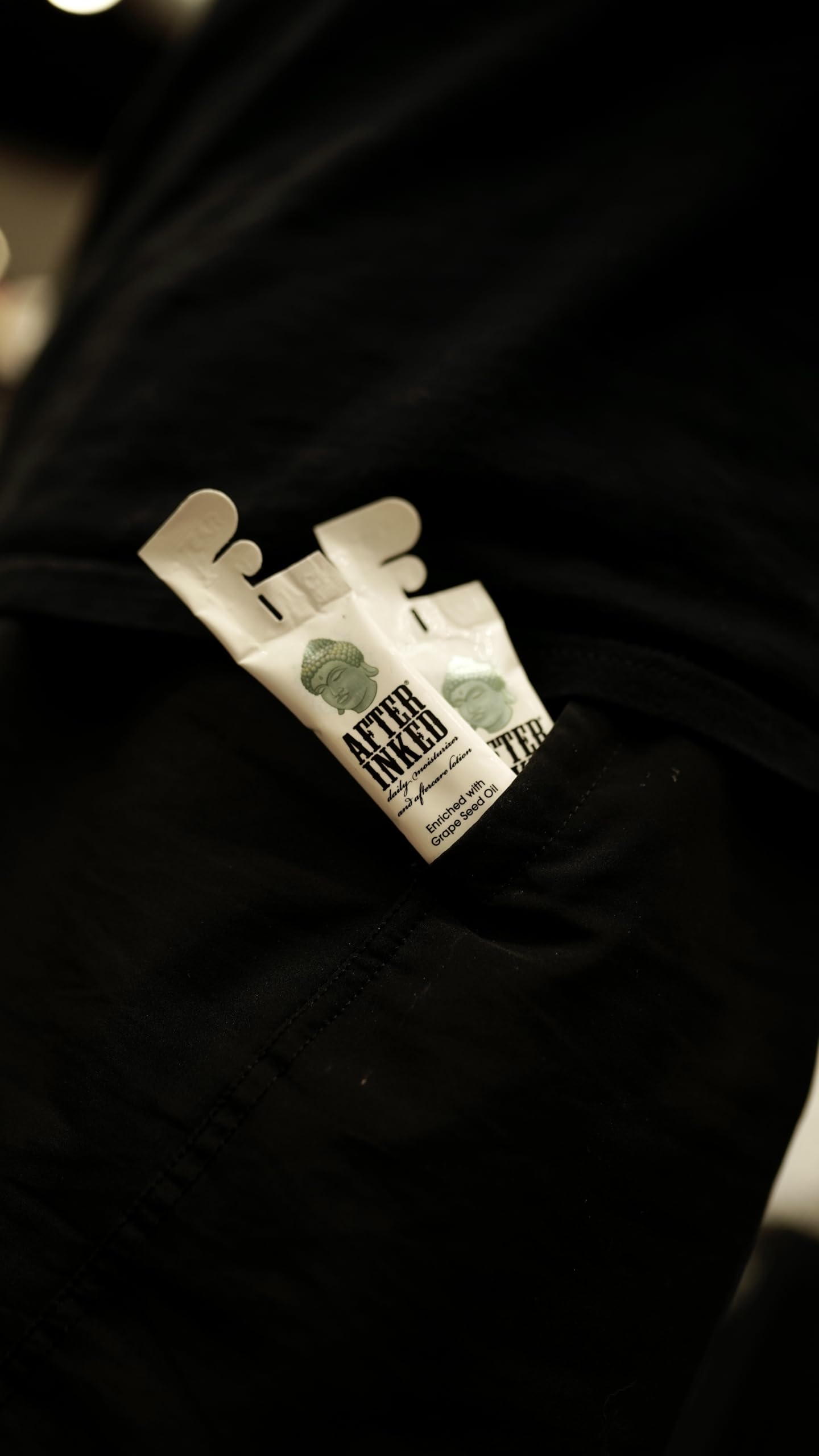 After Inked Tattoo Aftercare Lotion – Tattoo Moisturizing Balm, Featured on INK MASTER – Hydrating Cream with Grape Seed Oil, Skin Nourishment & Daily Maintenance, Reclosable Pillow Pack (50pack, 7ml)