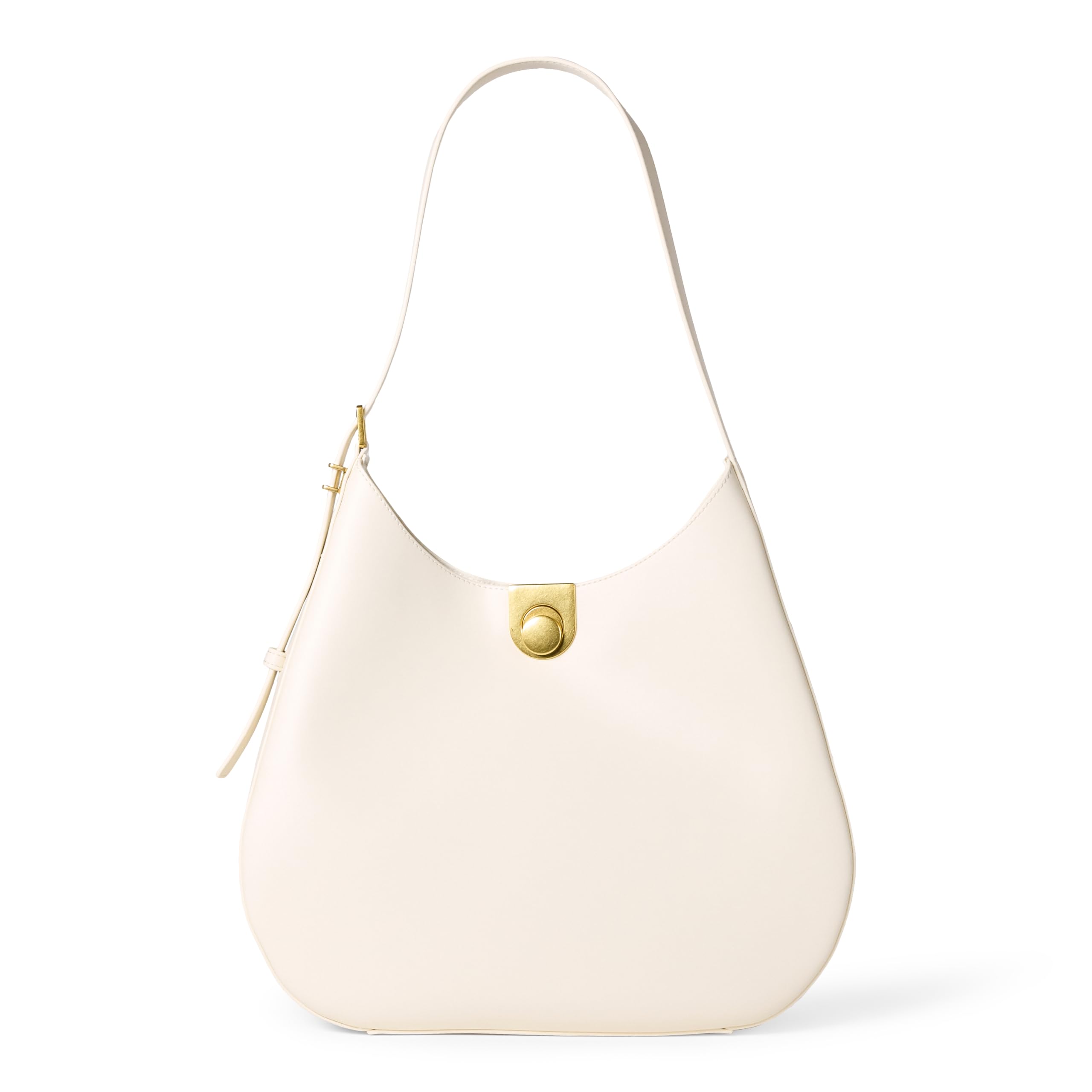 Amazon Essentials Women's Shoulder Bag, Off-white, One Size