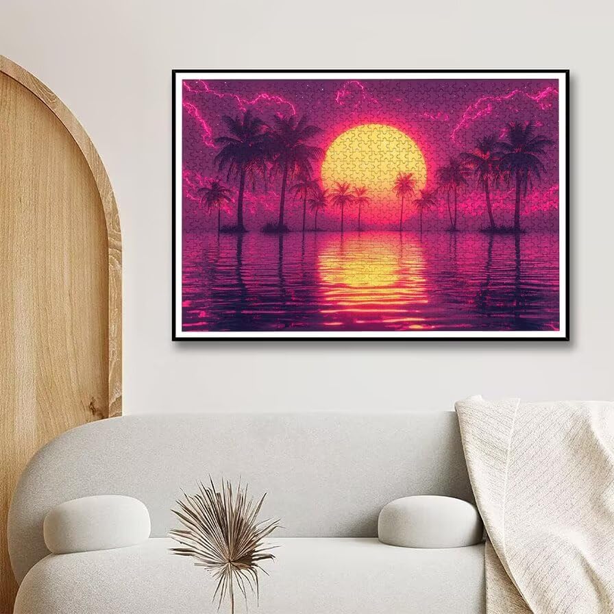 Puzzle 1500 Piezas Atardecer para Adultos, Puzzle Paisajes de Madera con Caja Regalo para Adultos, Rompecabezas Desafiante para Toda la Familia, Rompecabezas para Regalo Mujer, Regalo Hombre, -5485