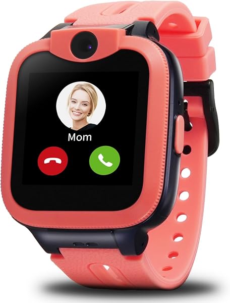 Easyfone KW2 Smart Watch Phone for Kids with Safe Calling, GPS & Activity Track and Parent App, 4G Kids Smartwatch with Phone Calls, SOS Button and School Mode, Childrens' Phone Alternative (Pink) - 1