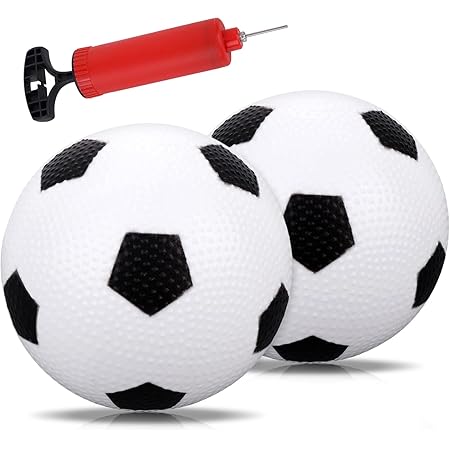 Heyumybit Regenbogen Bouncy Balls 2er Set - Bunte Kickbälle Für Strand, Pool & Garten Mit Pumpe