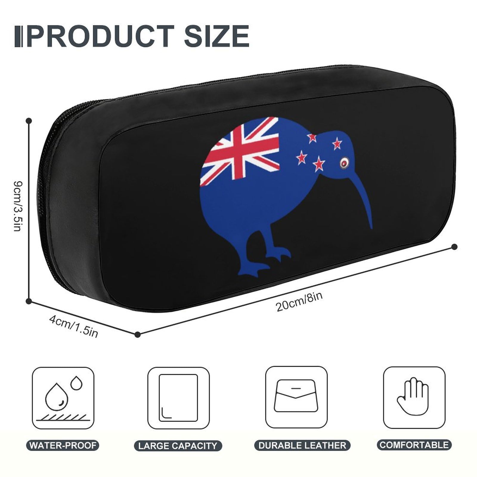 Amazon | ニュージーランド国旗キウイ かわいいペンケース ポータブル