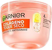 Garnier Hidratante Facial Antissinais Toque Seco, com Colágeno, Niacinamida e Vitamina C, Aumenta a Firmeza e Elasticidade da Pele, 48h de Hidratação, 85g