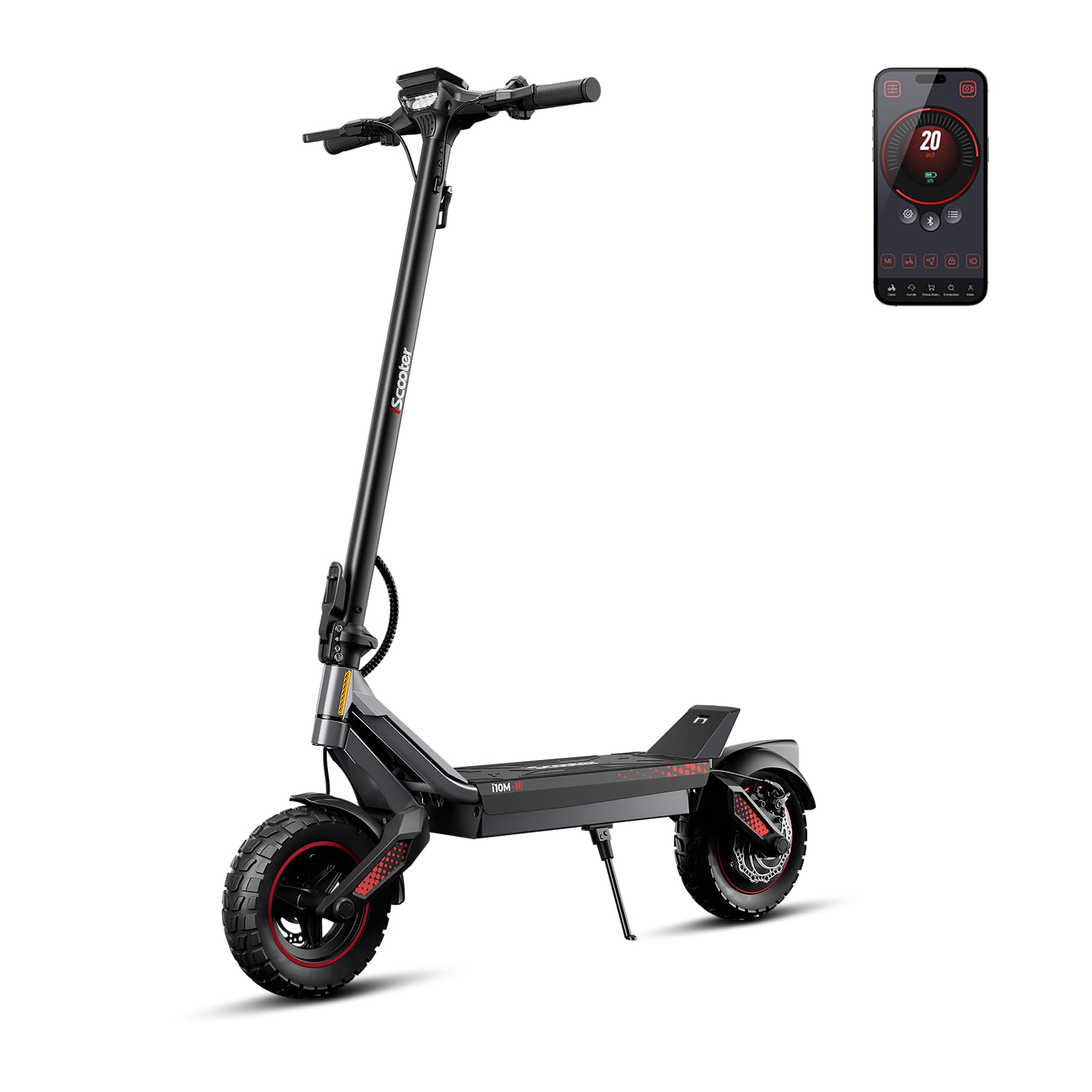 iScooter Electric Scooter for Adults, Foldable E-Scooter for Commuting