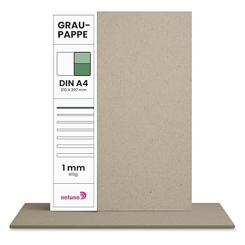 Netuno 20x carton gris A4 210 x 297 mm 615g