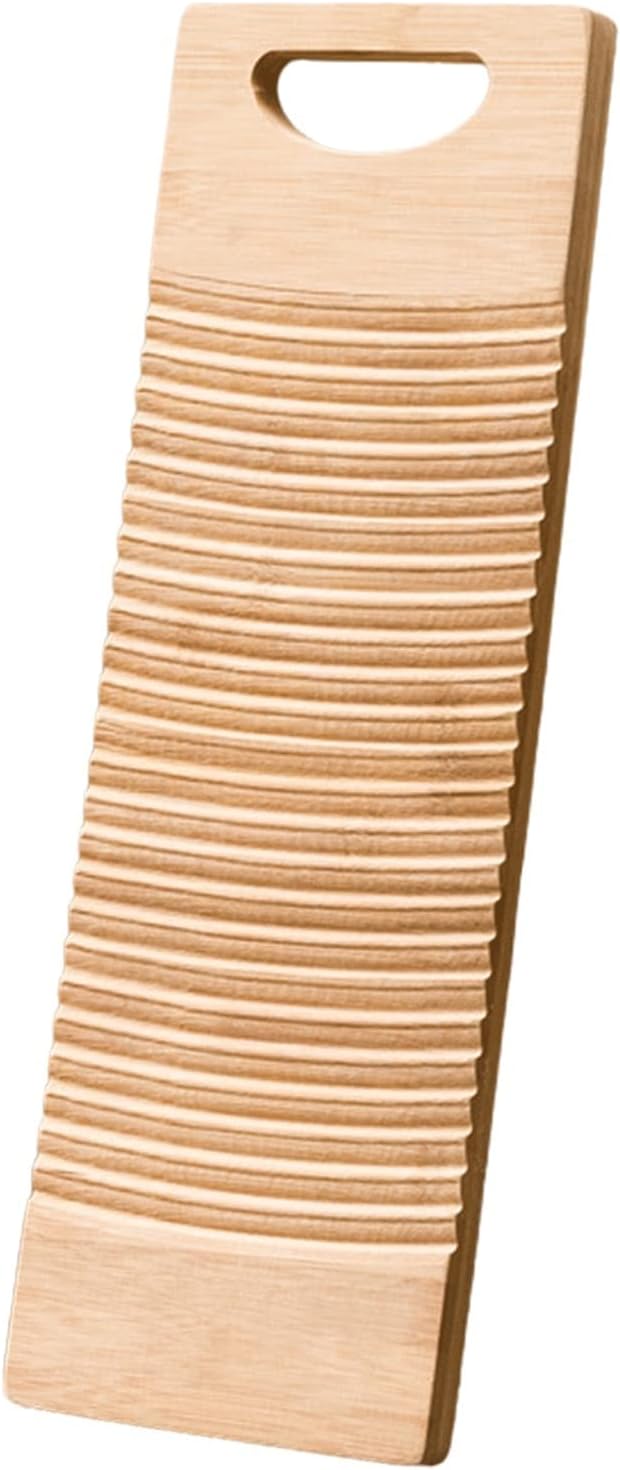 Washboard Washboard Washing Clothes Bamboo Wood Hand Old-Fashioned Manual Hand Washer Scrub Board Bathroom Accessories Cleaning Tools