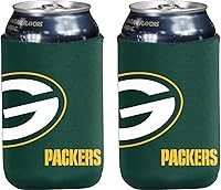 Vista 11 de Soporte aislante para latas y botellas de fútbol americano enfriador de bebidas Huggie (Nueva Orleans (Saints) - Negro)