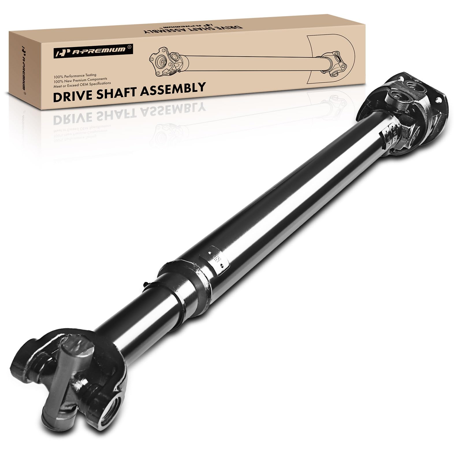 A-Premium [41.5" Length] Front Complete Drive Shaft Prop Shaft Driveshaft Assembly Compatible with Ford F-250 F-350 F-450 F-550 Super Duty 2003-2010, 4WD DIESEL, Replace# 938-801 5C3Z-4A376-F