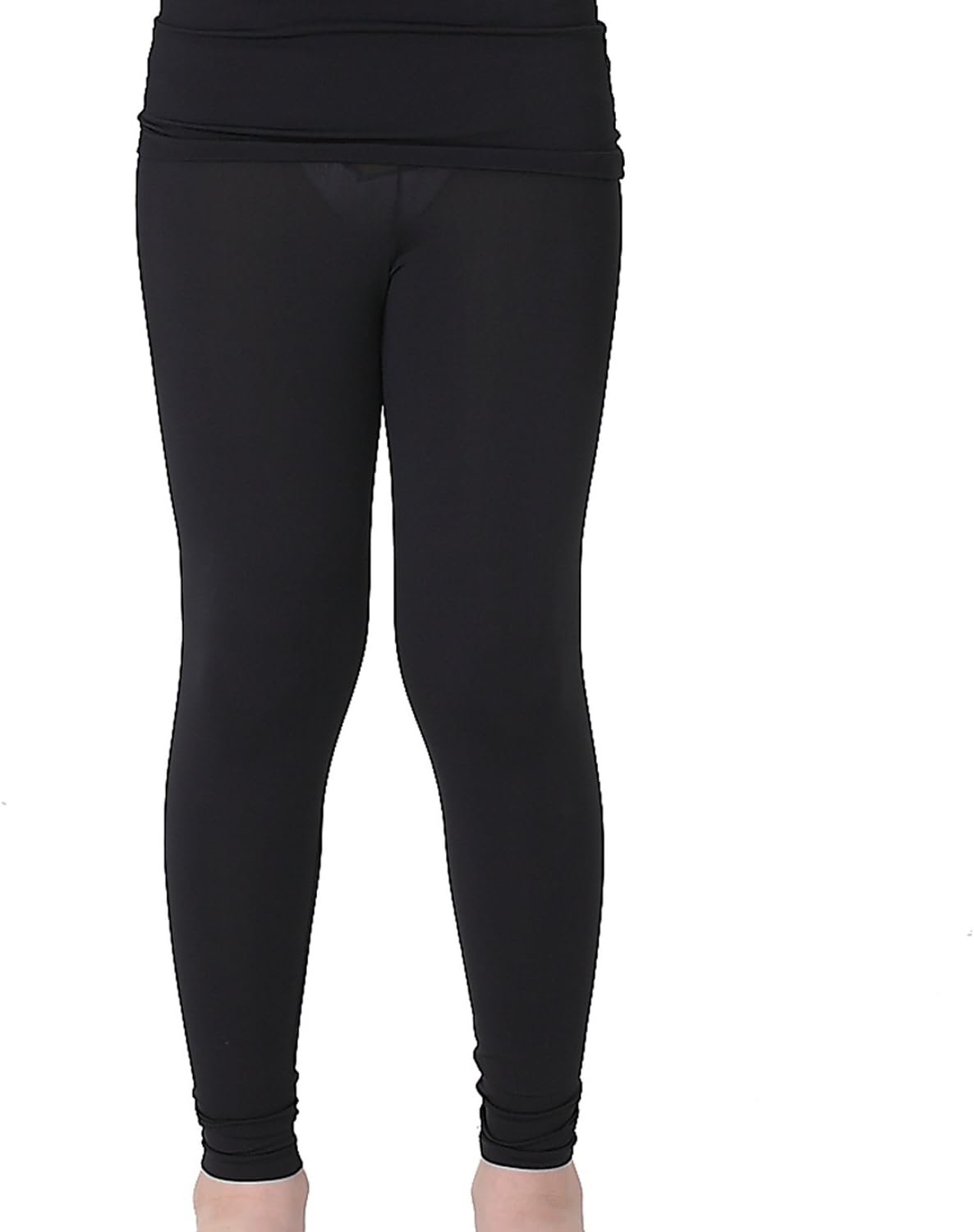 Kids Junior Skin Tight Compression Under Base Layer Sports Armor Long Pants PK BK M Black