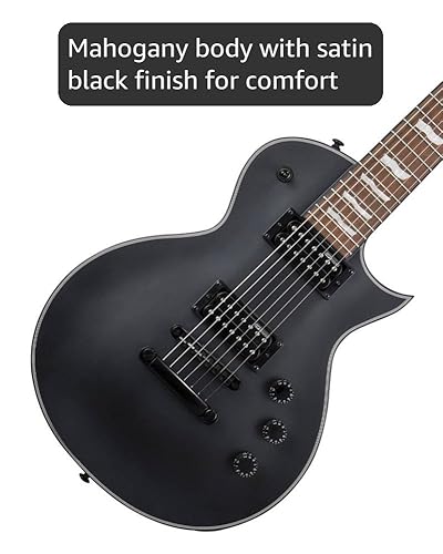 Amazon.com: ESP LTD EC-257 - Black Satin : Musical Instruments