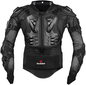 HEROBIKERMotorcycle Full Body Armor Jacket spine chest protection gear Motocross Motos Protector Motorcycle Jacket 2 Styles