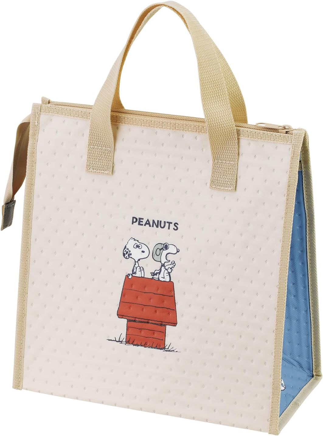 Skater Lunch Bag, Non-Woven Insulated Bag, 10.4 x 10.6 inches (26.5 x 27 cm), Snoopy Good Day FBC1-A