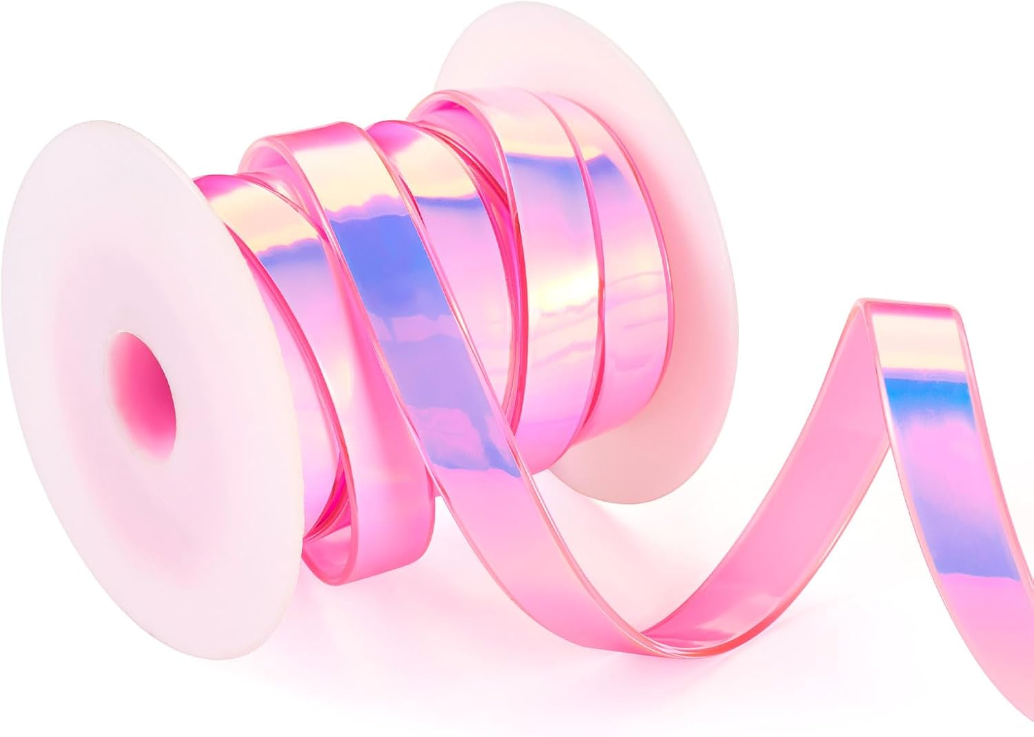 Amazon.com: Craftdady 5.47 Yards Hot Pink Gradient Ribbons Holographic ...