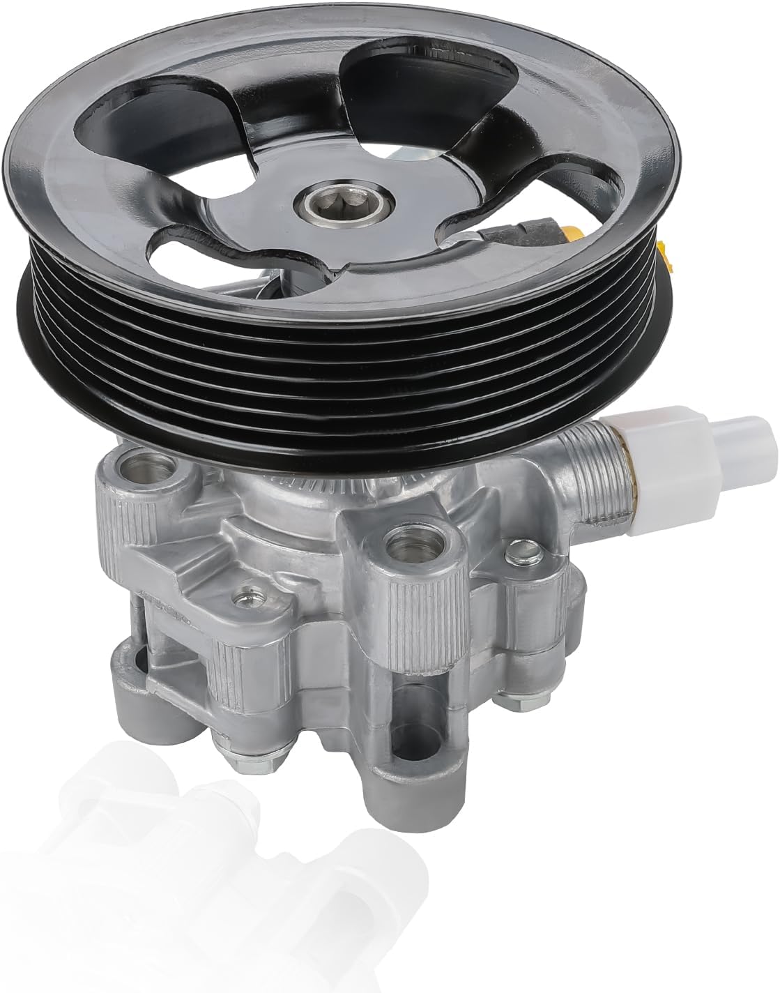 Power Steering Pump with Pulley Compatible with Scion tC 2.4L L4 2005 2006 2007 2008 2009 2010, Replacement for 4431020870, 21-5446