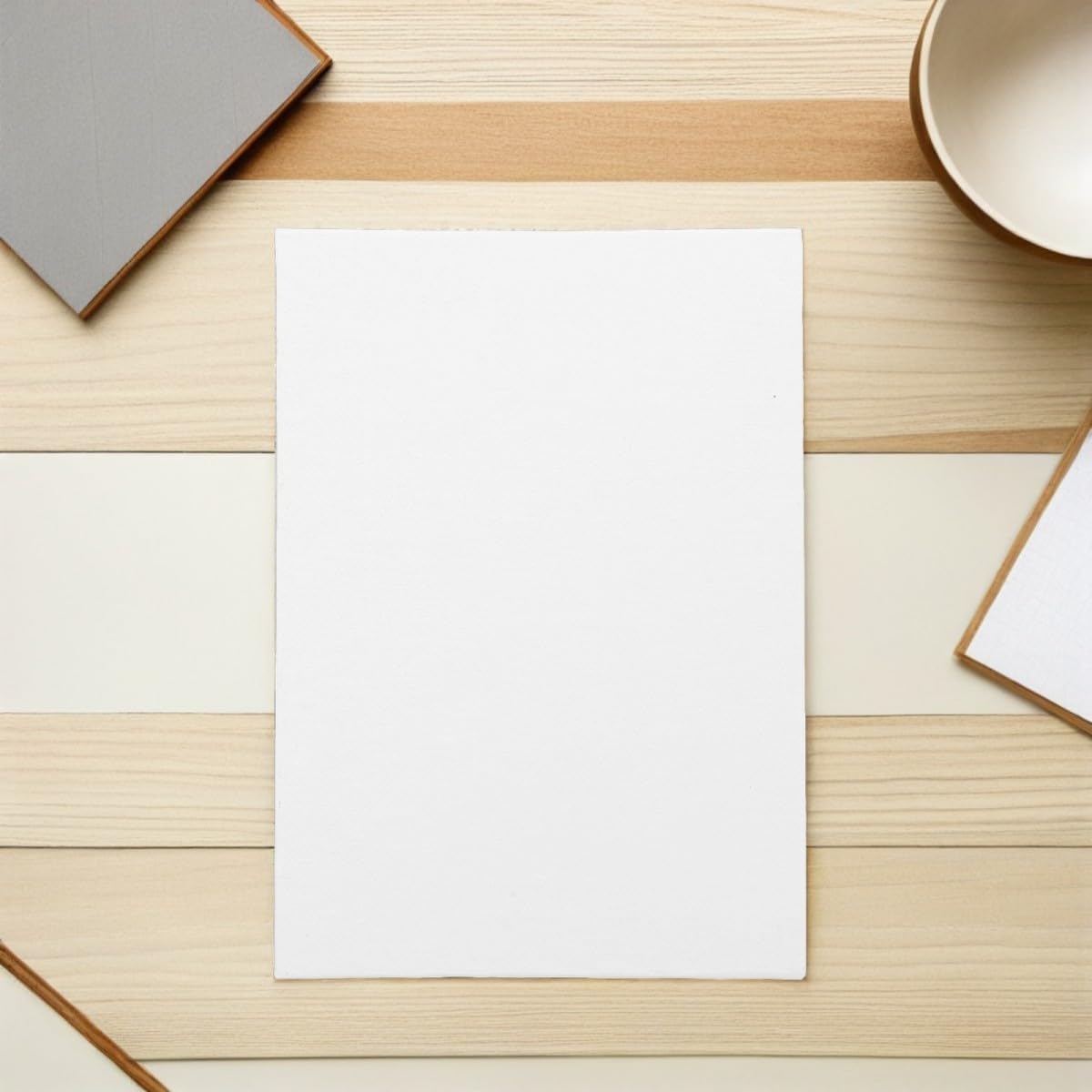 5pcs White Canvas Boards for Painting, Lightweight Artist Panels