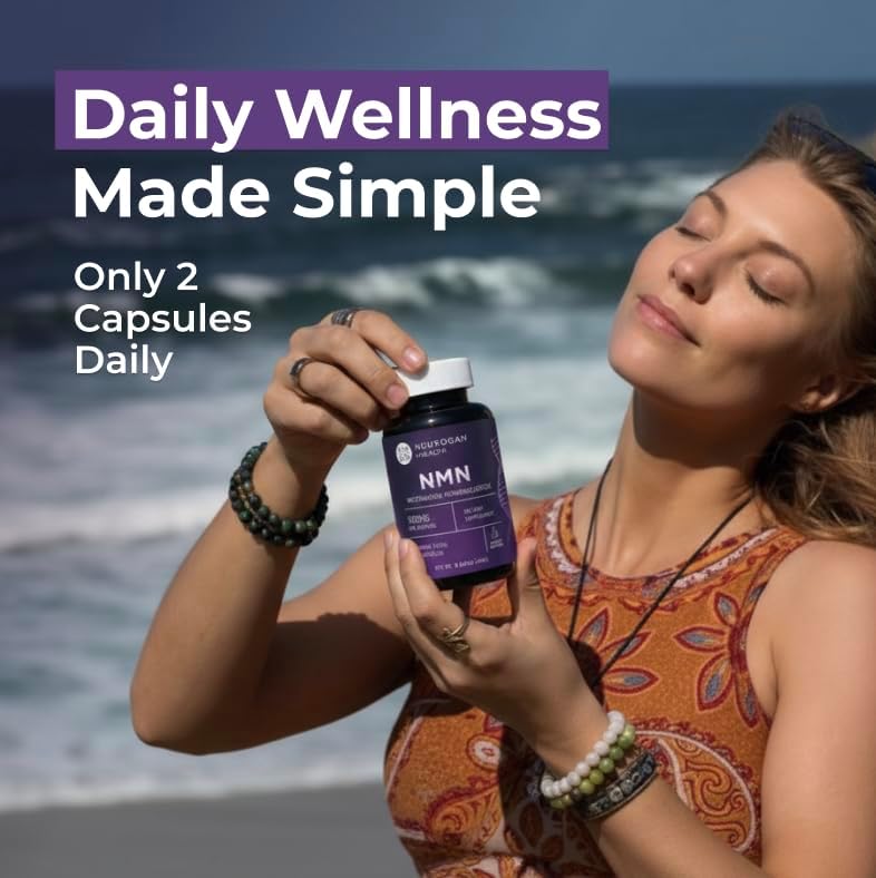Miniatura 3 de Neurogan Cápsulas liposomales de NMN - 500 mg por porción, suplemento de mononucleótido de nicotinamida de 120 unidades - Apoya la salud celular