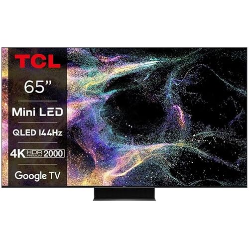 65C845K 65″ 4K Ultra HD Mini LED QLED C84K HDR Android Smart TV (Google Assistant, Google TV, Dolby Atmos, 144Hz Motion Clarity Pro, 2.1 Onkyo Sound System) (65″)