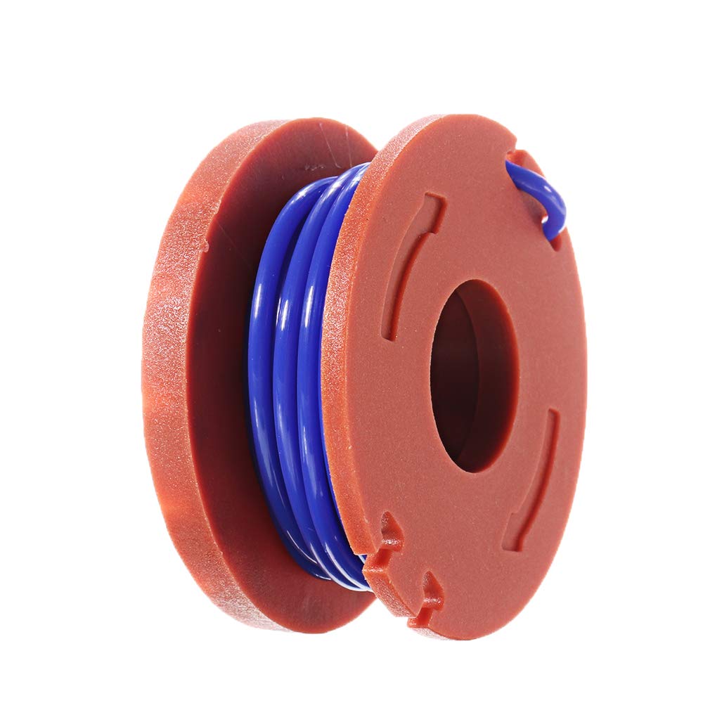 Bobine de rechange 6 + 2 fils pour coupe-bordures Worx WA0010 3 m 0,065 cm sans fil avec bouchon WA6531 GT