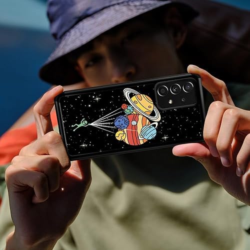 Miniatura 5 de Funda compatible con Samsung Galaxy A53 5G, sistema solar de globo alienígena, diseño de patrón increíble, a prueba de golpes, antiarañazos, carcasa