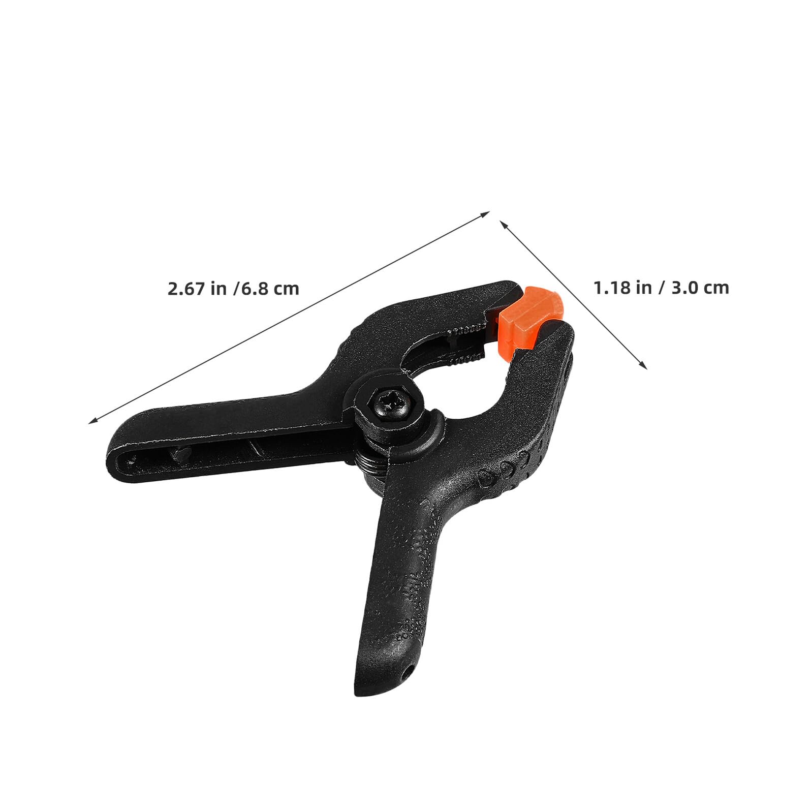 Uonlytech Set 50 Morsetti a Molla in Plastica per Fondali Fotografici Clip Elastiche per Studio e Video Supporti Compatti per Tessuti e Carta Morsetti Artigianali per Attrezzature