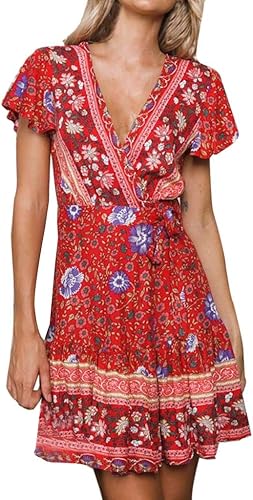 Sommerkleid Damen Sexy Staresen Partykleid Elegant Dame Freizeitkleid Minikleider Frauen Strandkleider Bohemian Ethnic Print Damen Kurzarm Kleid MA dchen Pyjamas SchlafanzA ge Sommerkleid Damen Sexy Staresen Partykleid Elegant Dame Freizeitkleid Minikleider Frauen Strandkleider Bohemian Ethnic Print Damen Kurzarm Kleid MA dchen Pyjamas SchlafanzA ge