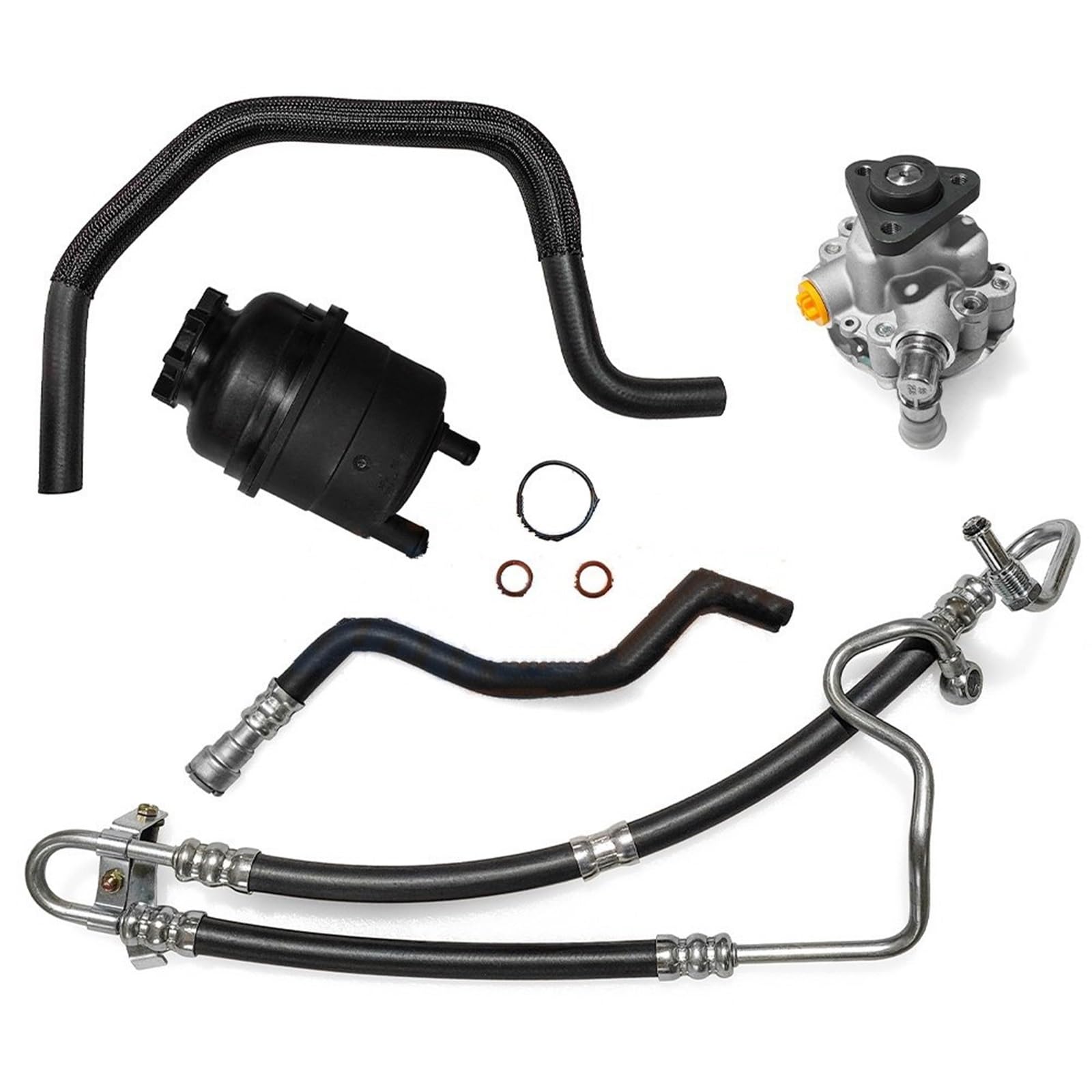 Pompa serwowa układ kierowniczy Pasuje do Bmw E46 325Ci 2000-2005 553-58945 32412227264 32416764726 LF-20 LF20 pompa wspomagania układu kierowniczego + wąż + zbiornik płynu(32412227264)