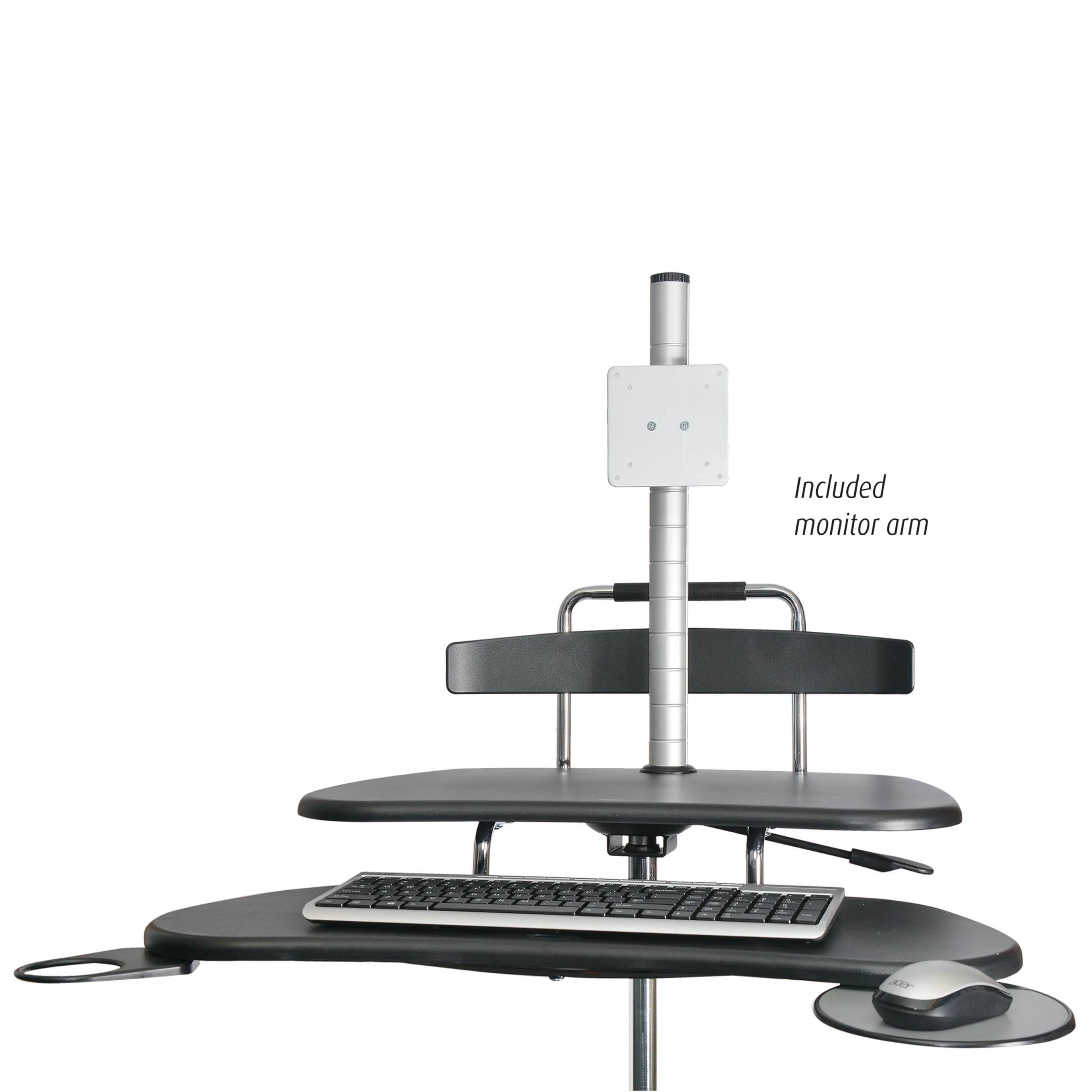 Duronic TVS4T1 Supporto Mobile TV/Monitor LCD  37-70  Con Trolley Per Presentazioni Riunioni Adatto Per Lcd Plasma Led Oled 84253836