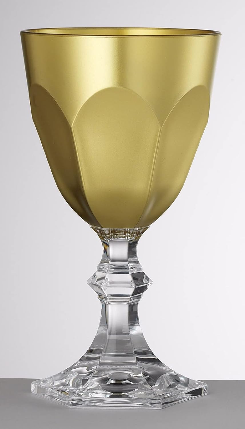Mario Luca Giusti Dolce Vita Gold Wine Goblet