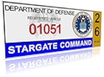 2026 Stargate Command Parking Stickers, Set of 2