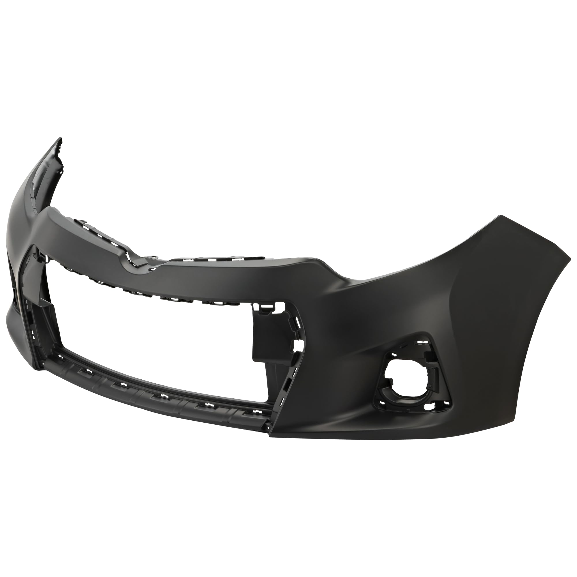 Evan Fischer Front Bumper Cover Compatible with 2014-2016 Toyota Corolla, Sedan, For S/Special Edition Models, w/Chrome Grille Surround