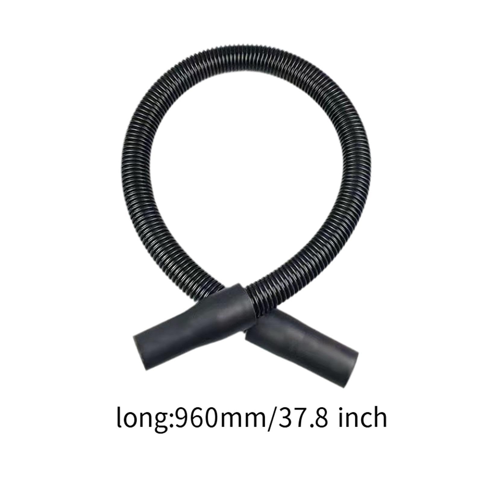 LOVIVER Tubo Flessibile Aspirapolvere Di Ricambio 2m, Nero 32mm, Universale Per Aspiratori Industriali E Centralizzati