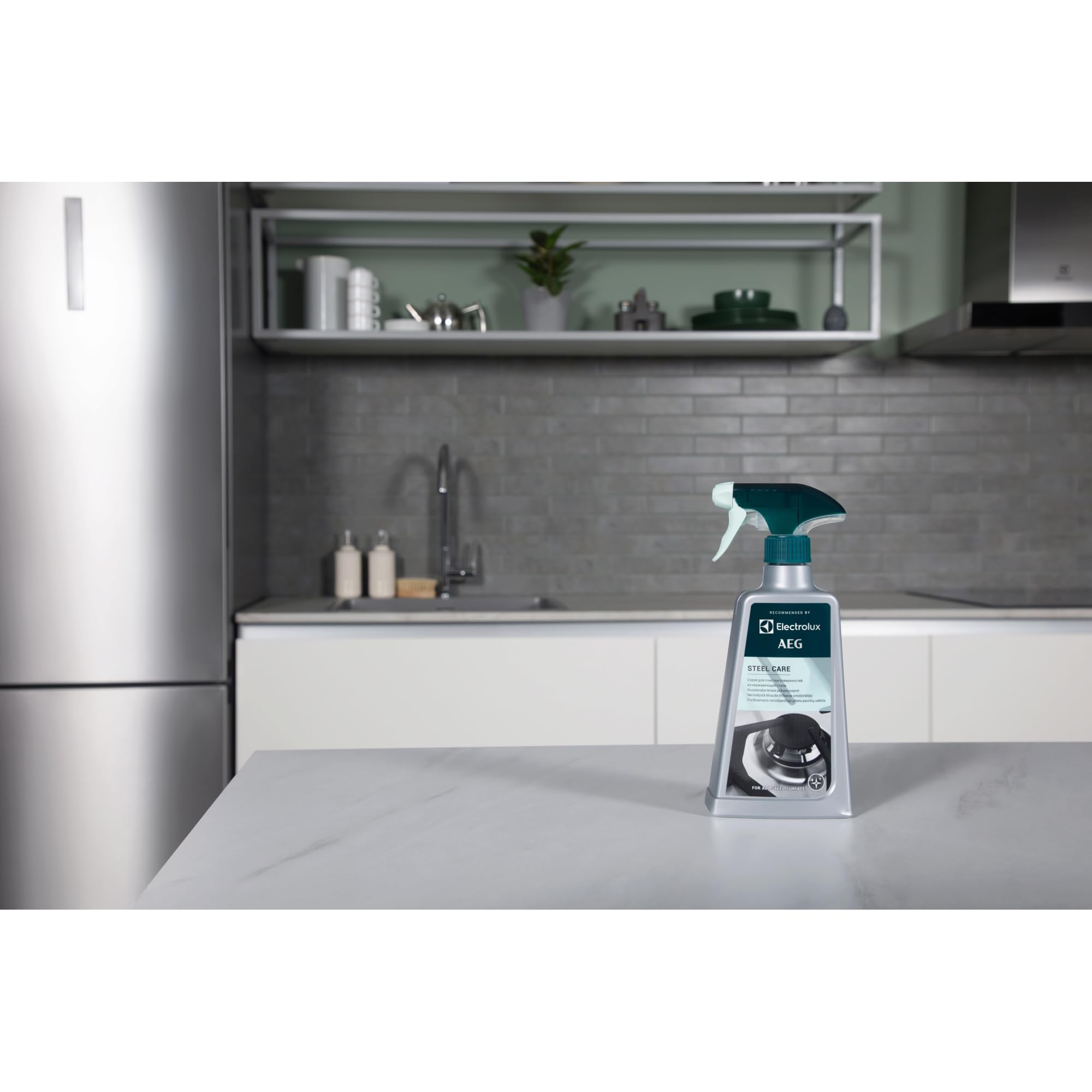Electrolux Spray Detergente per Acciaio INOX M3SCS301, Universale, 500 ml