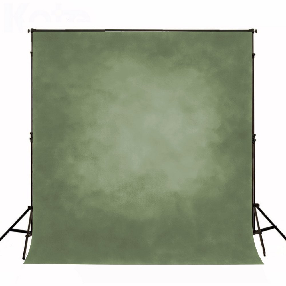 Kate 8X8ft / 2.5x2.5m Texture Microfibra Fondali verde chiaro per fotografia Mussola pieghevole Sfondo foto sfocato retro puntelli per Studio Ritratto
