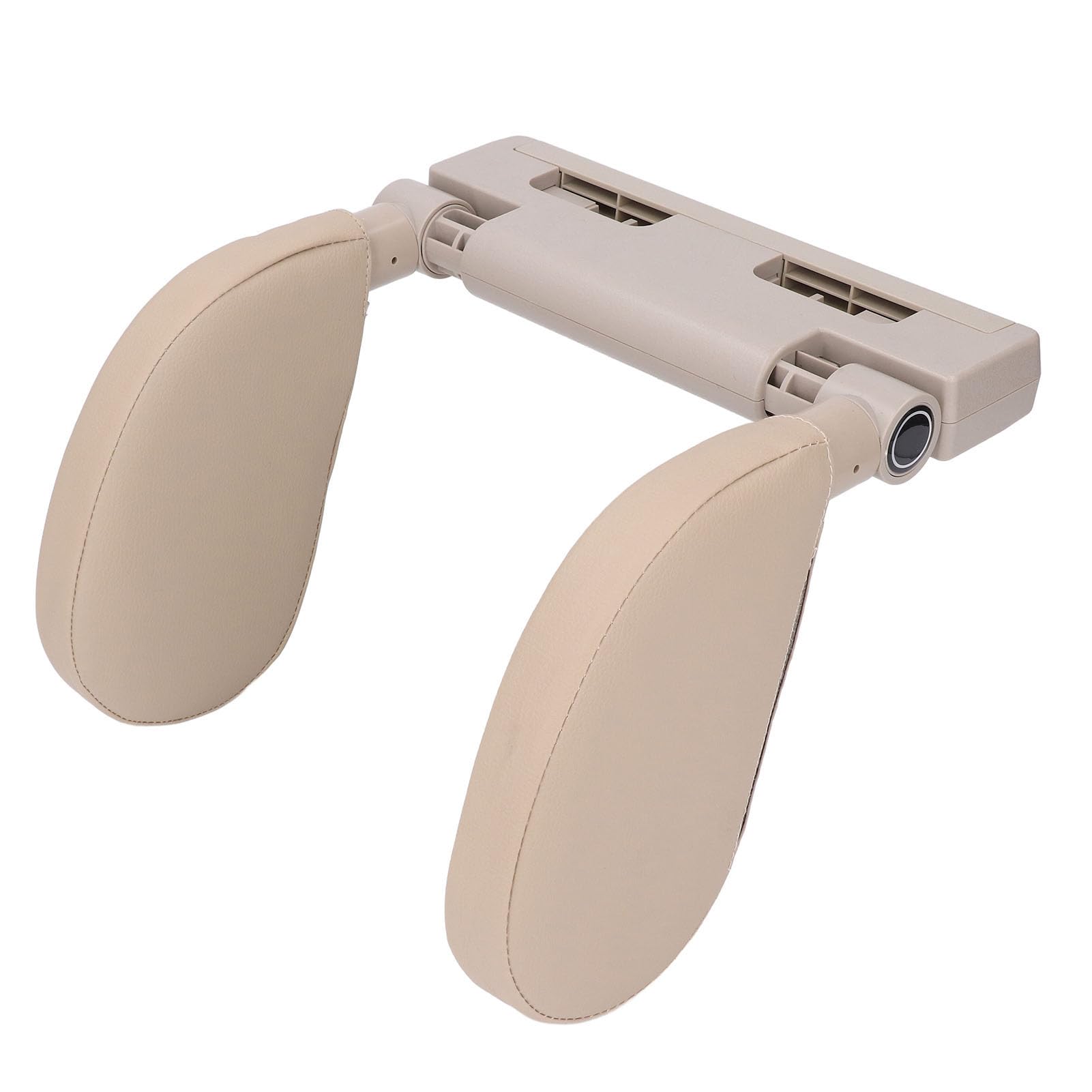 Trisar Oreiller Appui-tête de Voiture Portable, Soulage l'inconfort, Siège de Voiture Réglable, Oreiller pour Dormir (Beige)