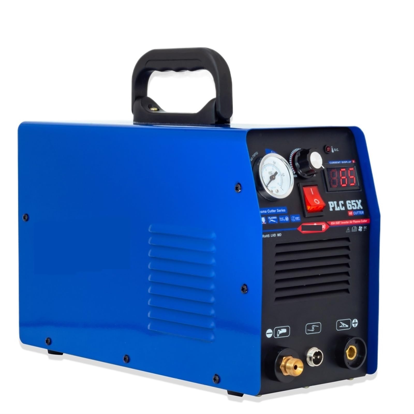 Przecinarka plazmowa CNC 65Amp IGBT Przecinarka plazmowa AG60 PALNIK i przenośna cyfrowa maszyna do cięcia plazmowego 18mm PLC65