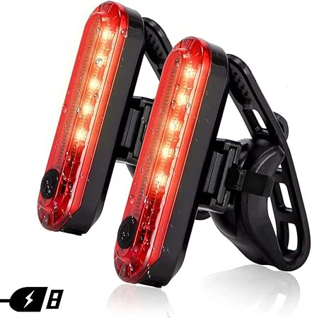 Fanale Posteriore Per Bicicletta A LED Ricaricabile Con Indicatore Freno - Omologato StVZO