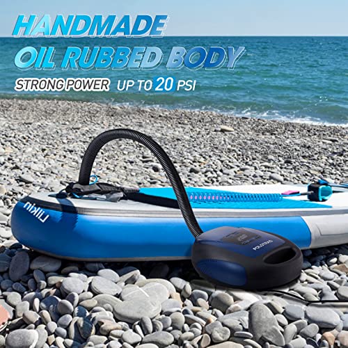 Polotrag PTG-0125 Paddle Board Pump, Sup Electric Pump, Professional 20 Psi Portable Air Compressor With Auto-Off, Deflation Function And 12V Dc Car Cigarette Lighter For Inflatables thumb #1