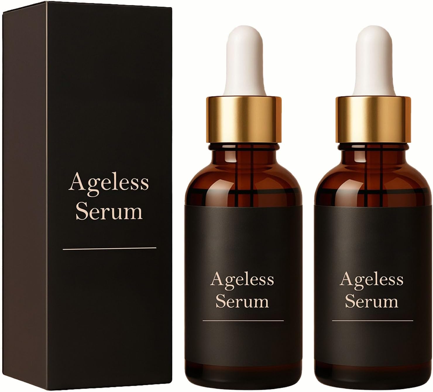 Ageless Serum for smoothing & firming face Skin, Hydrating Anti-Aging Face Serum for a Youthful, Premium Anti-Aging Facial Treatment for All Skin Types (2pcs)