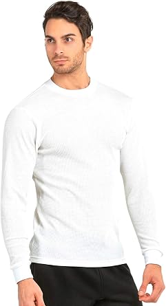 Mens Classic Waffle-Knit Thermal Top