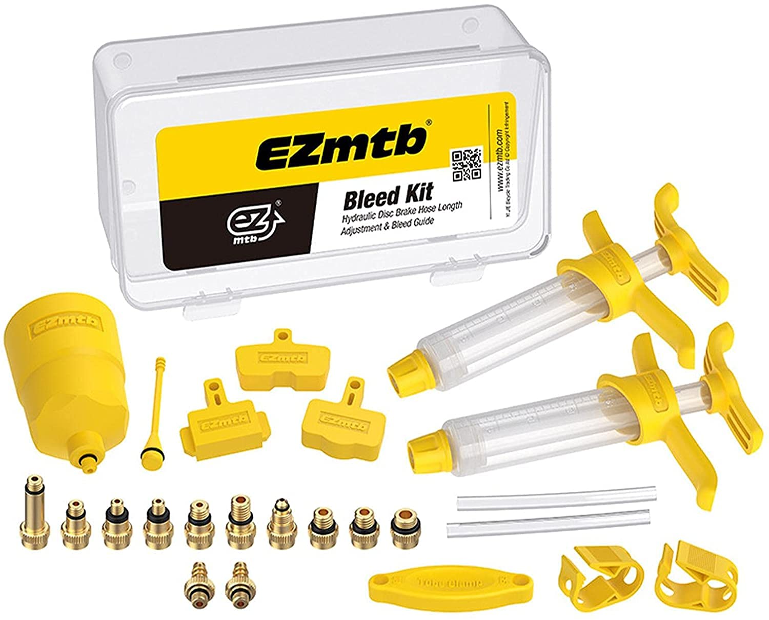 Bike Brake Bleed Kit for Shimano, TEKTRO, TRP Hydraulic Disc Brakes, Hydraulic Brake Bleed Kit Mountain Brake Bleed Kit for MTB/Road Bike Brake