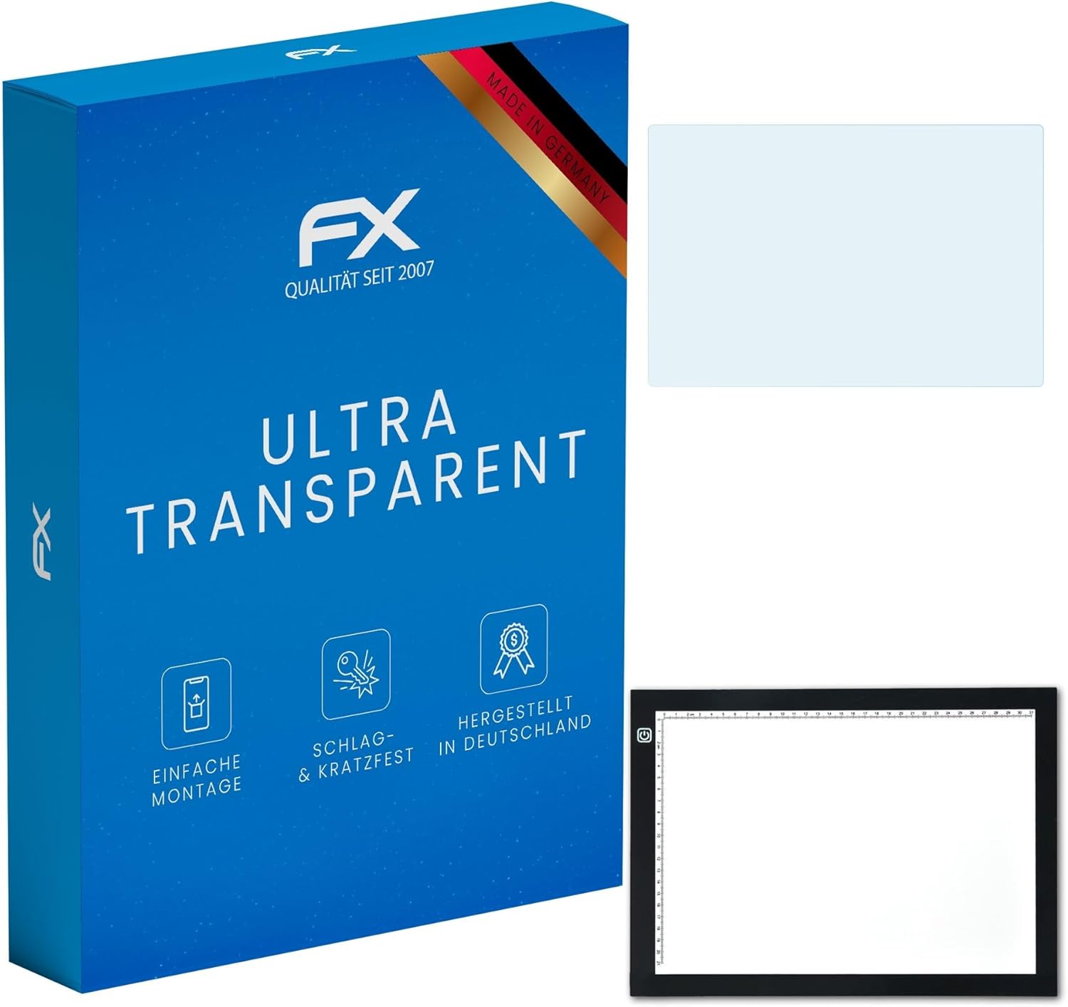 atFoliX Screen Protection Film compatible with AGPTek A4 Screen Protector, ultra-clear FX Protective Film (2X)